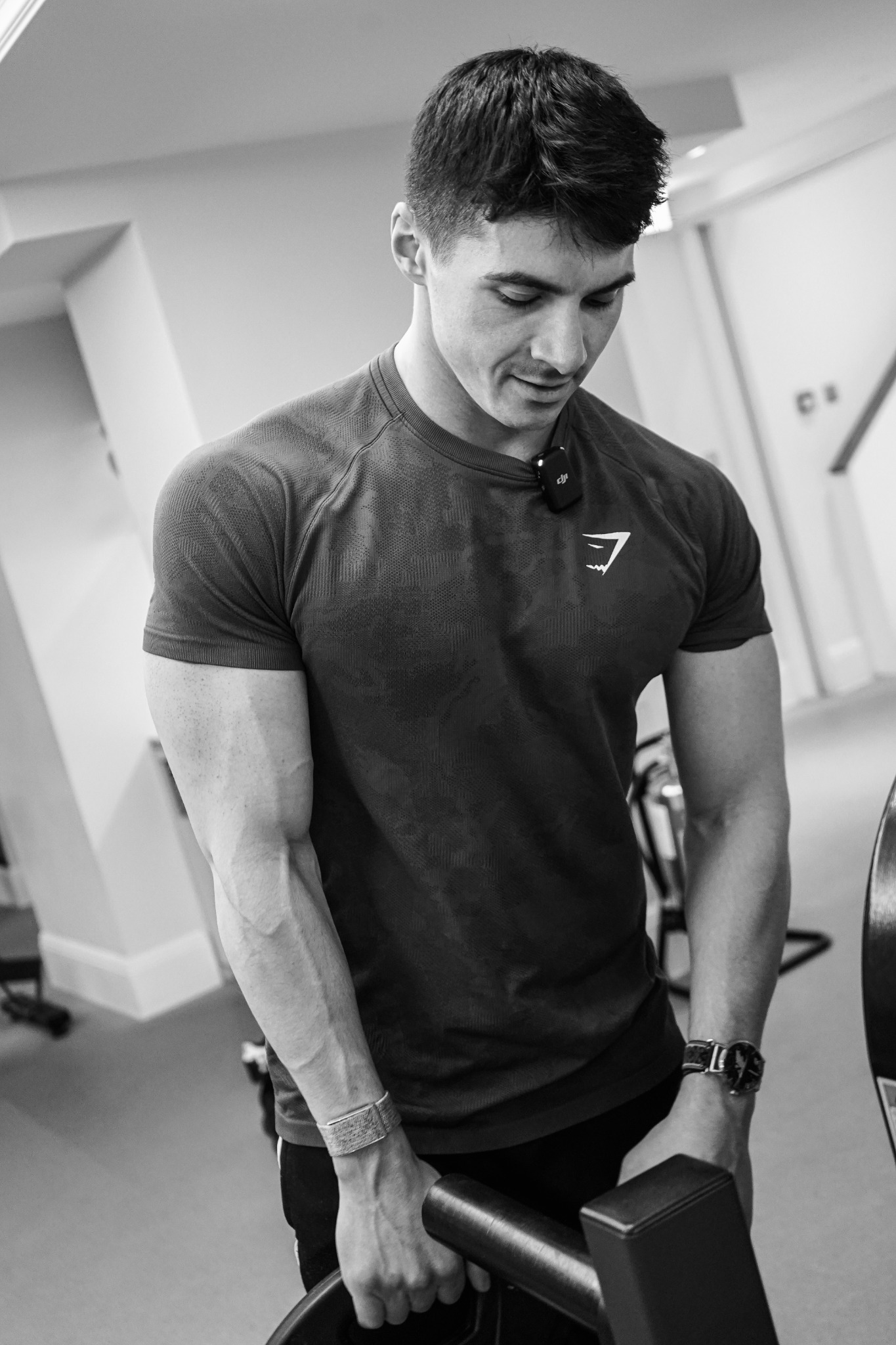 Portrait of personal trainer Jayke Izli in the gym
